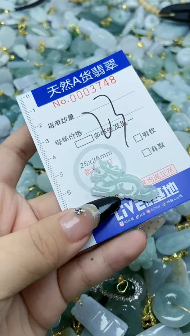 【闪购商品】翡翠颈饰未镶嵌天然A货翡翠
