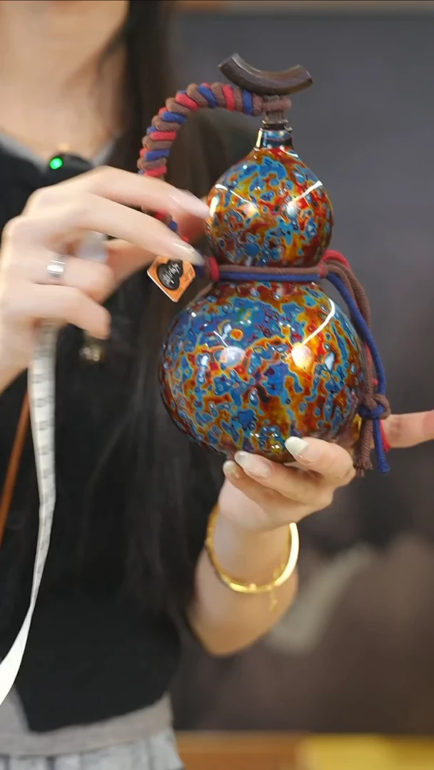 【闪购商品】XQ212漆艺酒葫芦不包手串及旋转底座