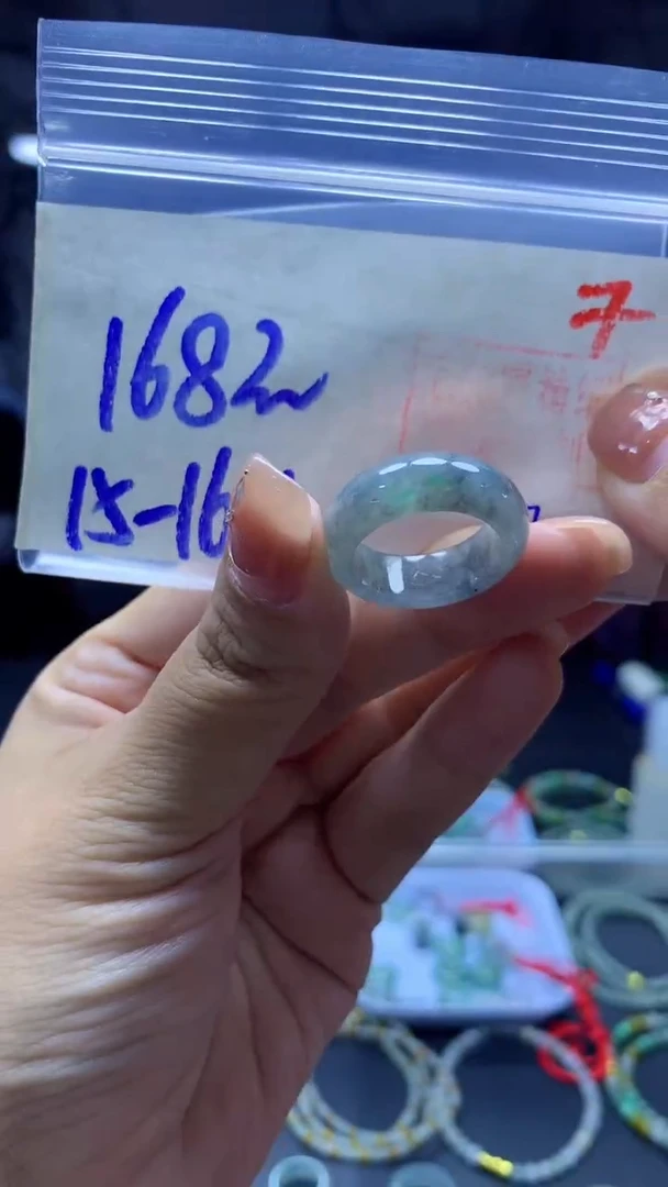 未镶嵌定制翡翠戒圈#168元-毛货需精细抛光 7