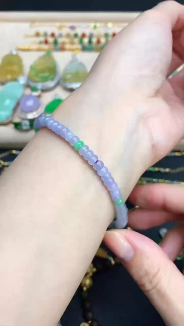 未镶嵌手串翡翠珠链|1500+0