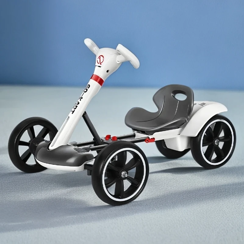 礼物免安装可坐人电动玩具车礼物折叠大号卡丁车6-15遥控童车