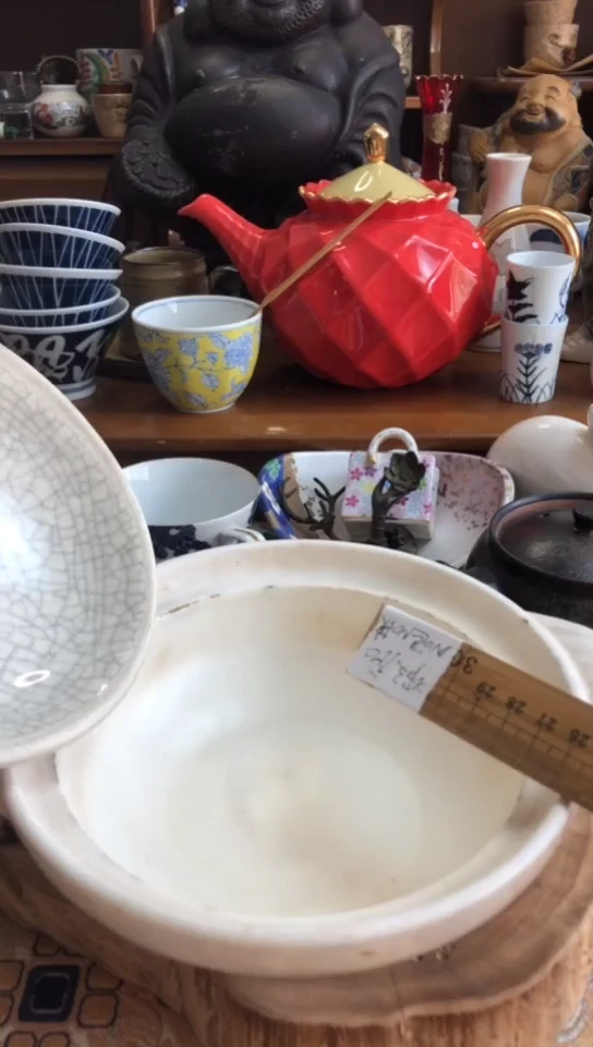 瓷片二*头中古瓷器 默认微瑕