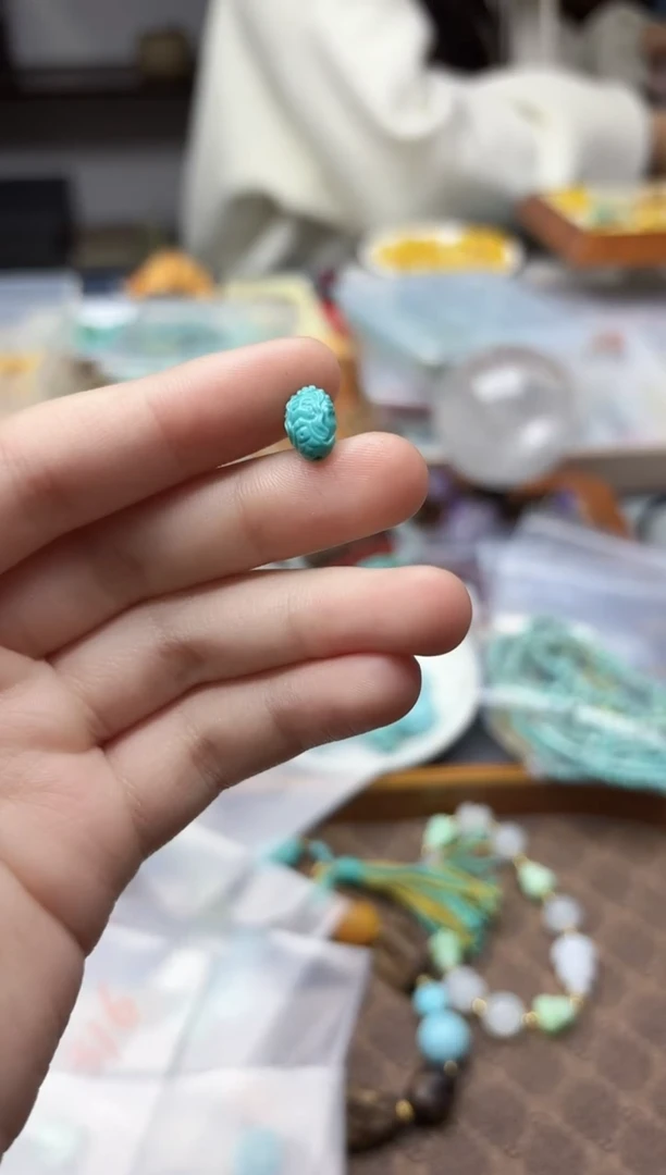 未镶嵌绿松石挂件松石配饰GW