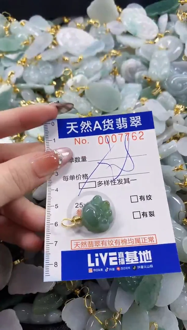 颈饰未镶嵌翡翠天然A货翡翠