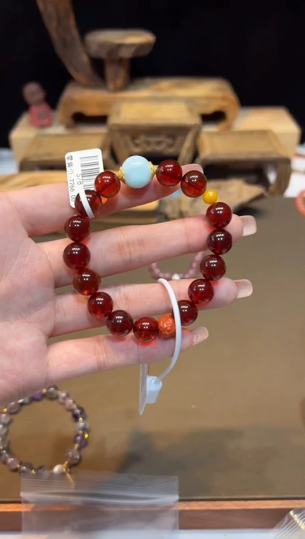 手链琥珀未镶嵌手饰@@S78