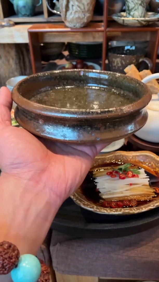 瓷片6.5 寸紫砂竹节盘（福利款）