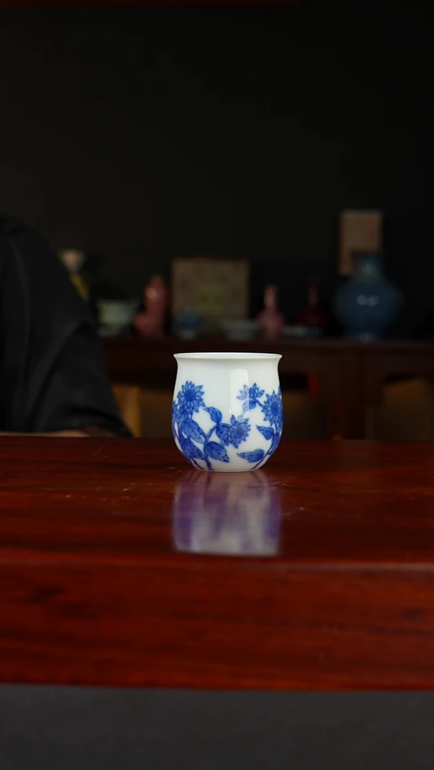 祖传窑真柴窑传承400年向日葵小单杯