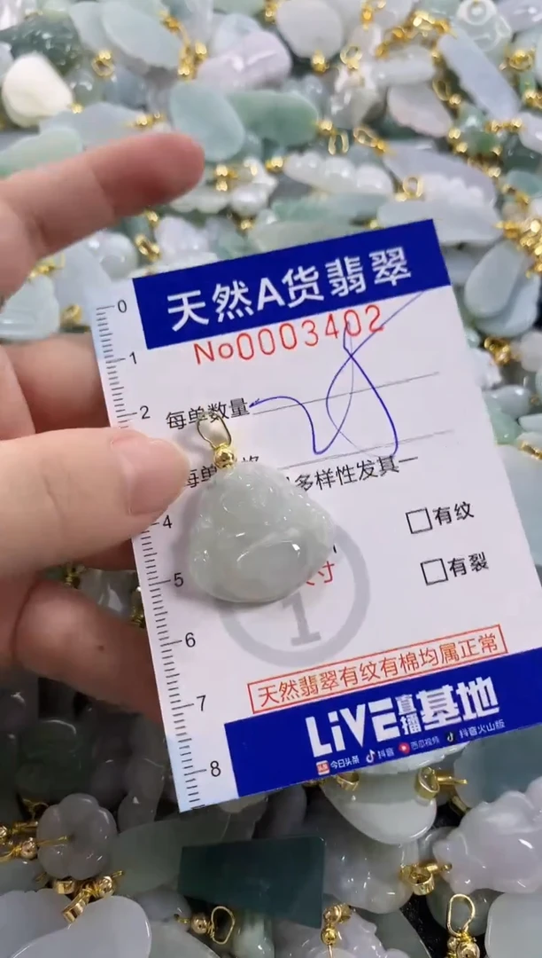 颈饰未镶嵌翡翠天然A货翡翠