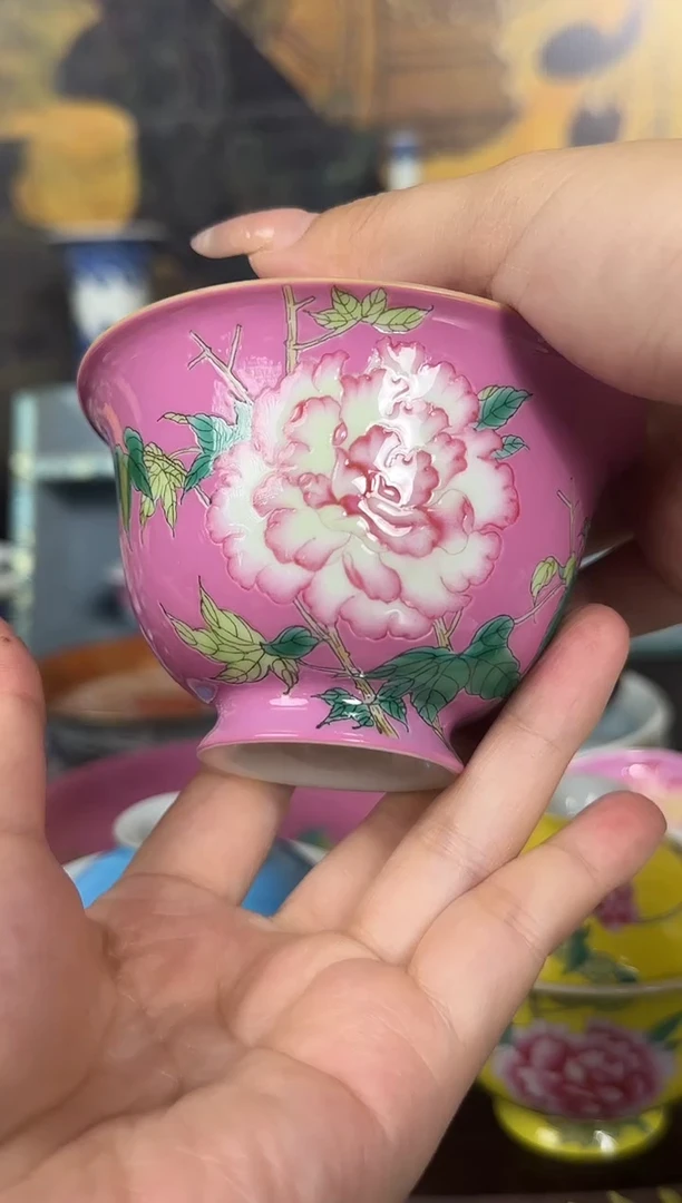 瓷片景德镇瓷器茶器茶杯