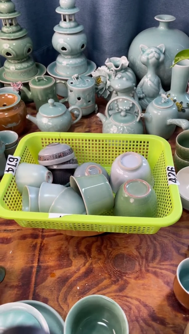 426微瑕  慧语瓷坊 龙泉青瓷大促