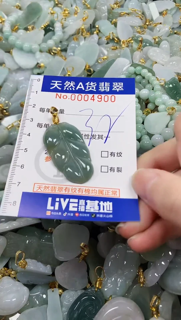 颈饰未镶嵌翡翠纯天然a货翡翠