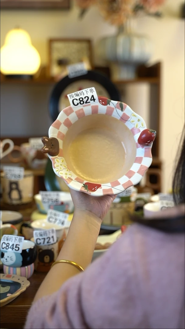 摆件陶C824 阿满屋手工手作陶瓷