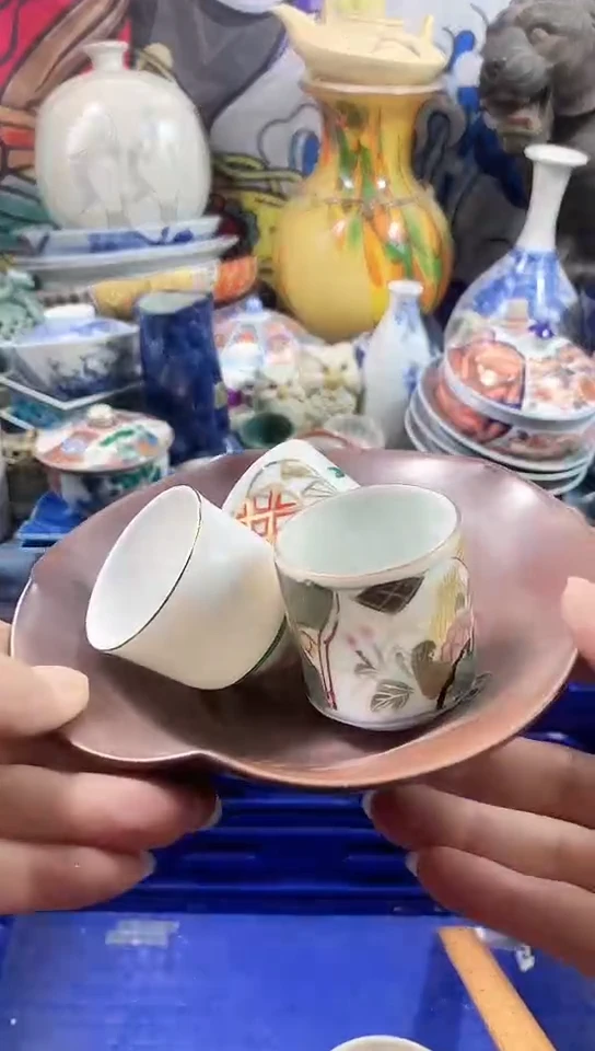 茶杯紫砂鱼****）镰仓物语甄选瓷器9