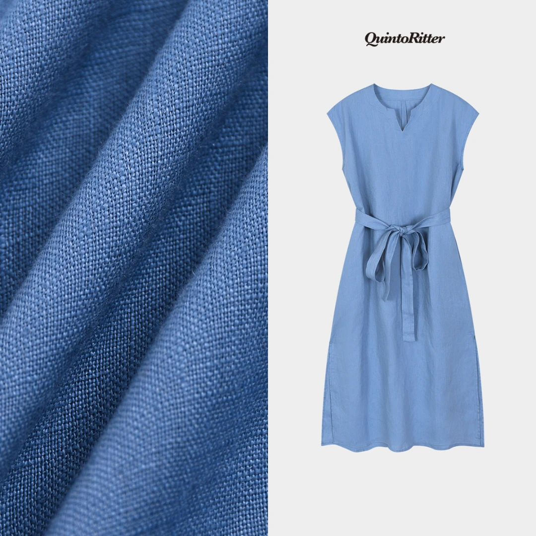 2025年夏季新款连衣裙无袖纯色L012