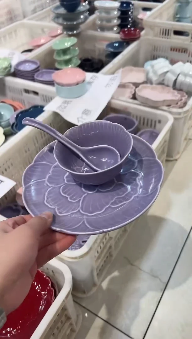 瓷片非微瑕商品,【碗和汤勺yu】