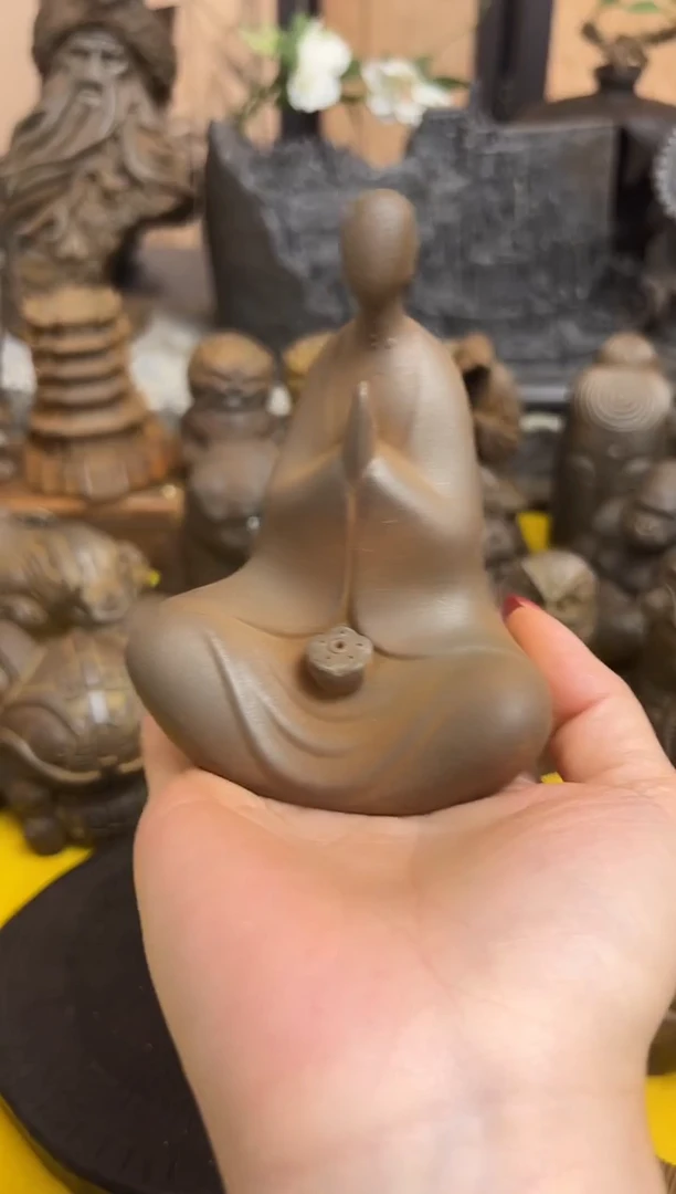 铁国潮家居创意摆件-线香无相佛