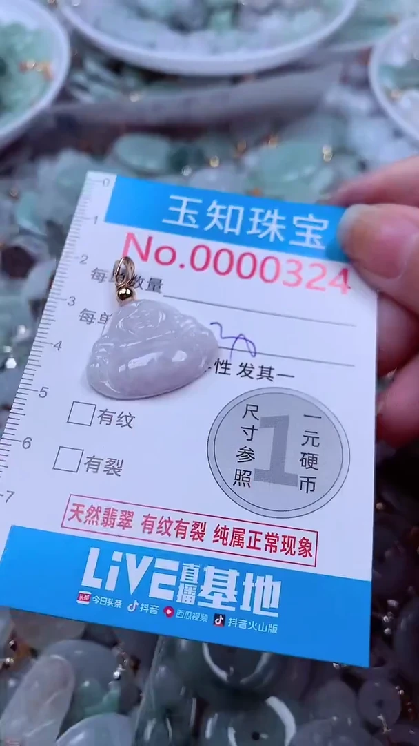 吊坠(不含链)未镶嵌翡翠324