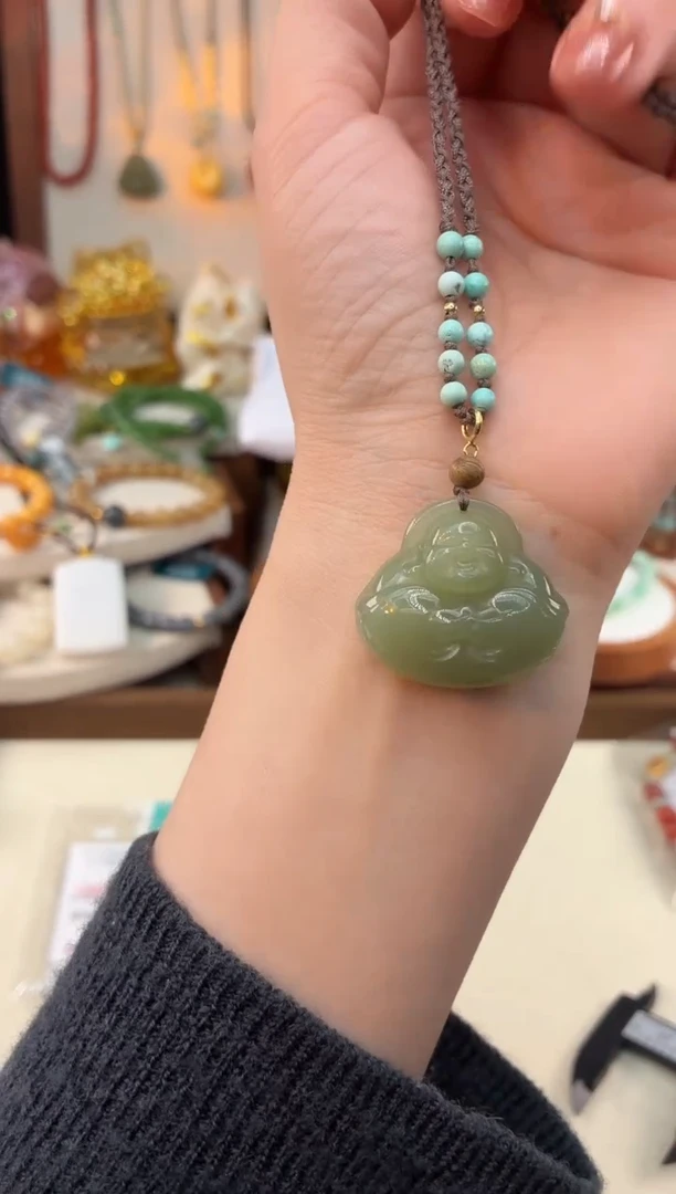 未镶嵌和田玉项链@@D921D014724