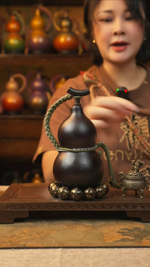 188大漆一物一拍记葫堂出品【不带手串】
