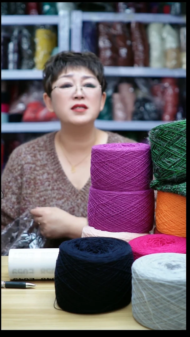 羊绒欢姐编织E048