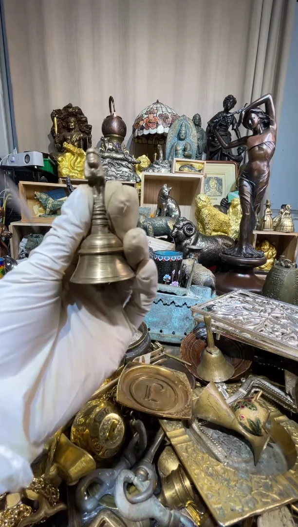 茶盏大阪中古铜器摆件69