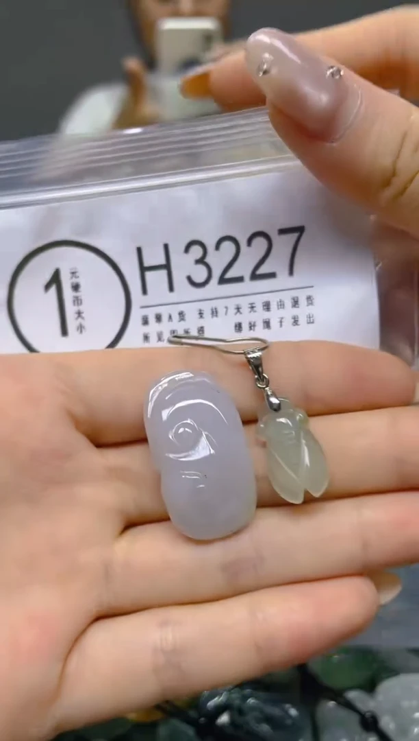 翡翠未镶嵌颈饰/H/翡翠A货,1件也是批发价