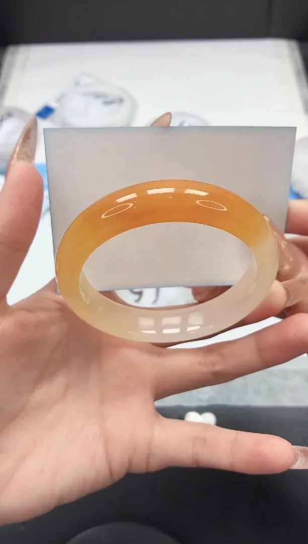 石英质玉手镯未镶嵌299/黄龙60.5