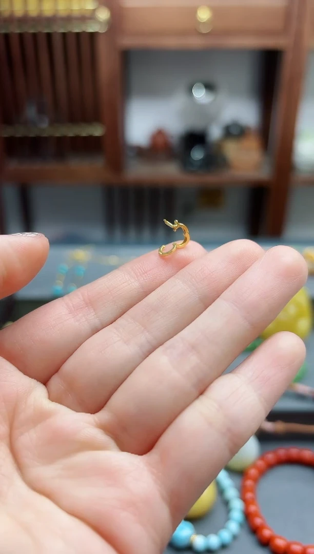 【闪购商品】18K金手饰18K金万能扣配饰ZX