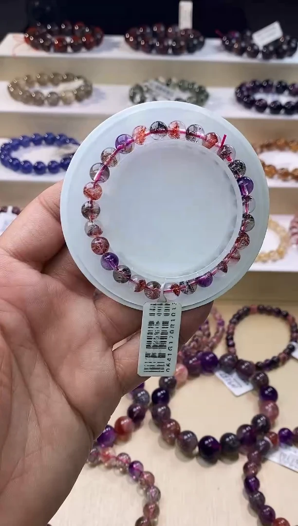 【闪购商品】水晶手链未镶嵌黑加仑超七6m+