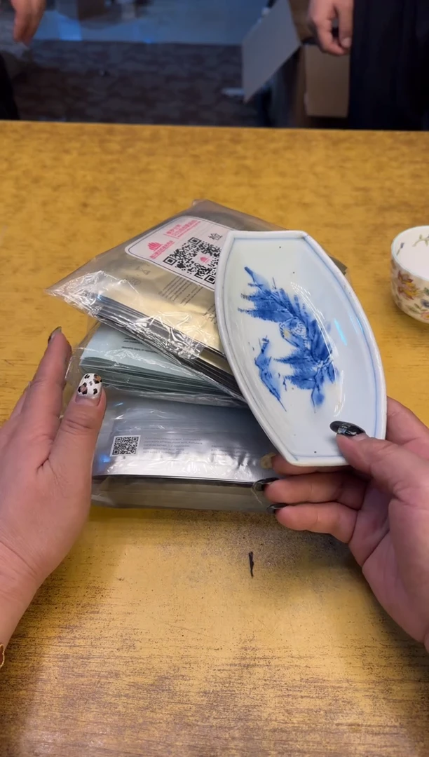 瓷器瓷器瑕疵破破157三件