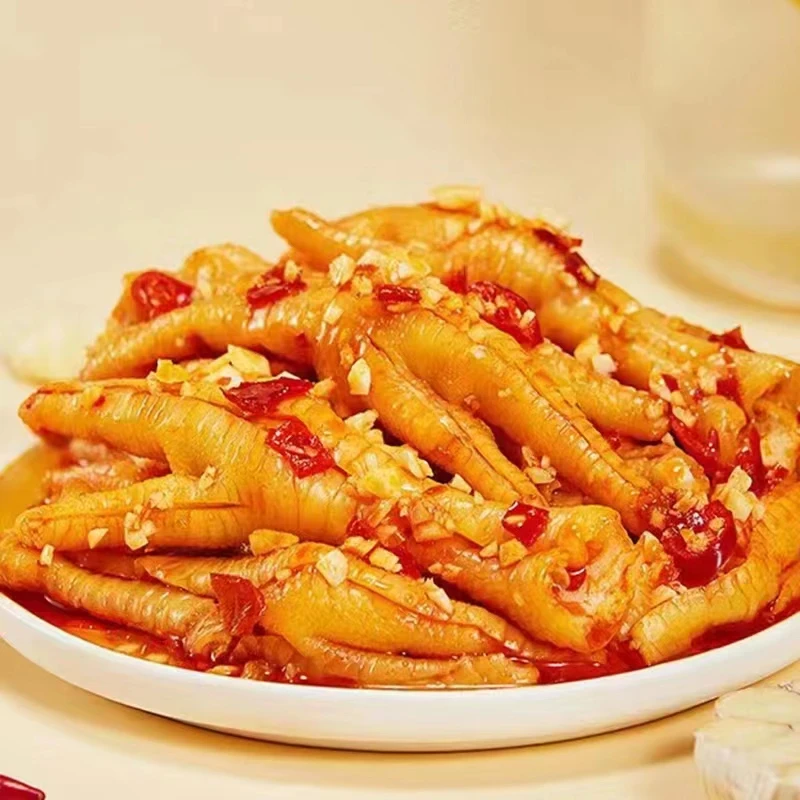 【到手2斤】酸辣柠檬脱骨鸡爪Q弹有嚼劲追剧解腻解馋休闲零食