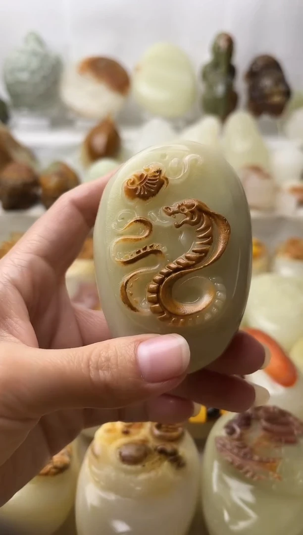 石材古青石棉纹正常不退换蛇