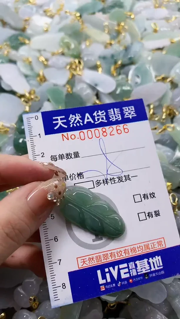 颈饰未镶嵌翡翠天然A货翡翠