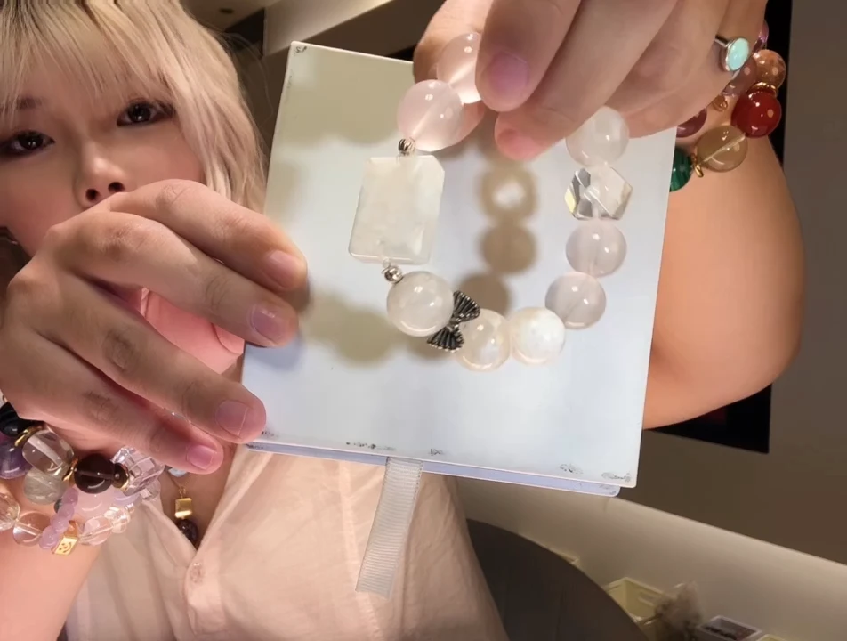 未镶嵌手链水晶黑糖kiki