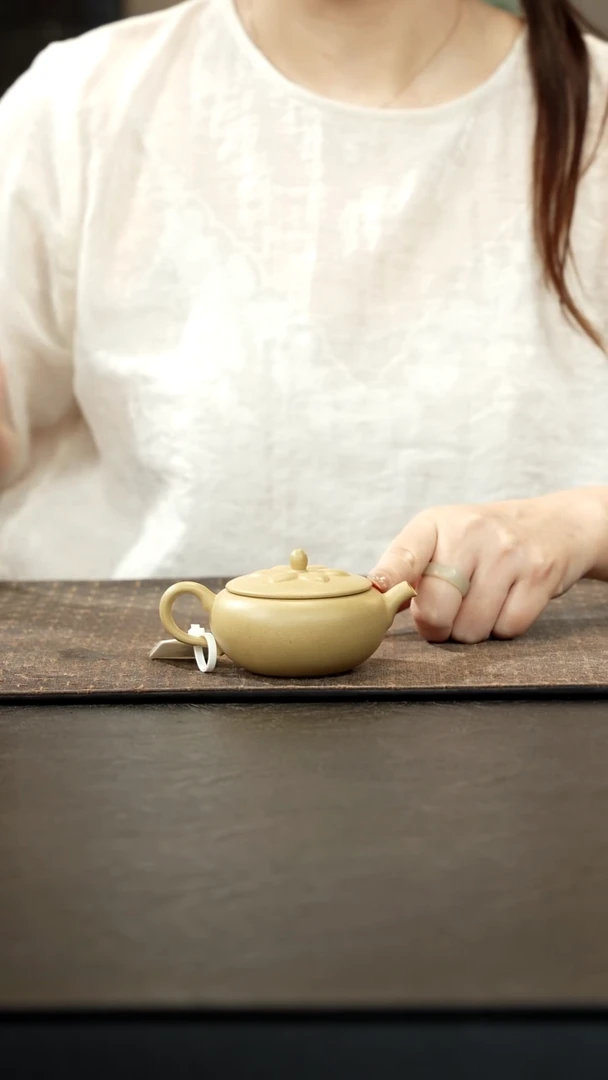 茶壶紫砂本绿梵花100cc