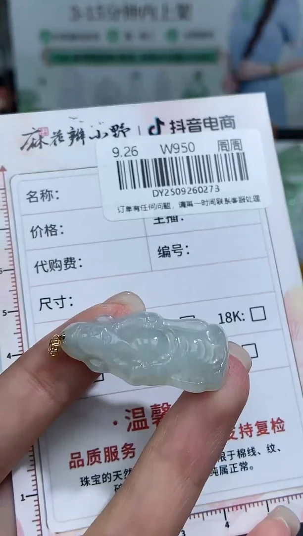 颈饰未镶嵌翡翠天然翡翠A货273