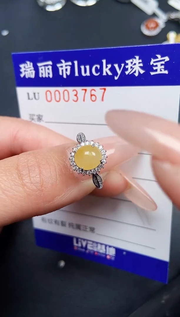 【闪购商品】翡翠颈饰银S925镶嵌3767