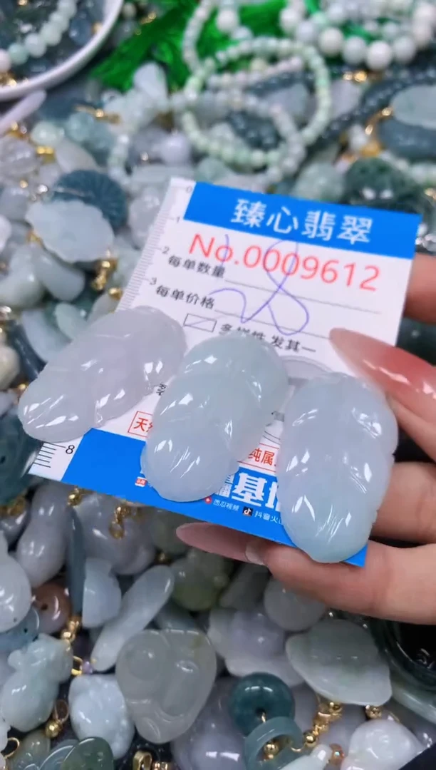 【闪购商品】翡翠颈饰未镶嵌含绳0009612