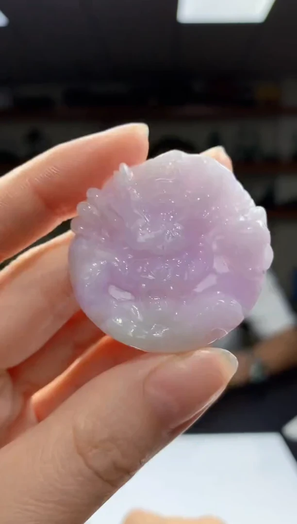 定制翡翠未镶嵌1087ry-毛货挂件45