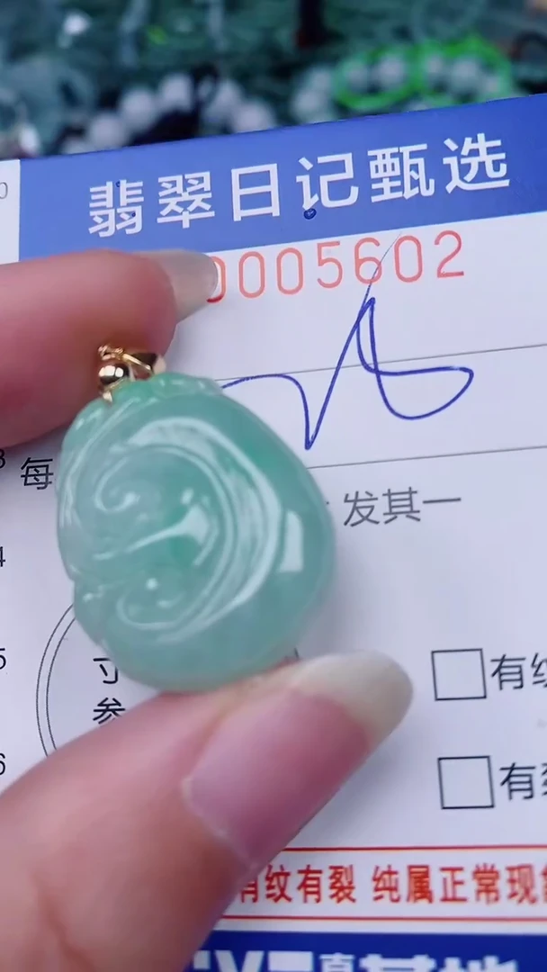 翡翠未镶嵌颈饰00005602