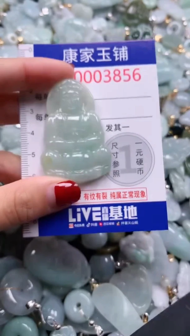 翡翠未镶嵌吊坠(不含链)3856