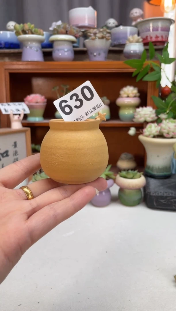瓷片630知木小芳花盆