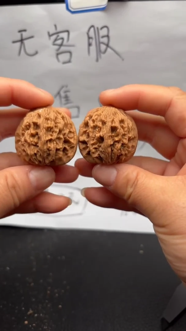 把件文玩核桃447虎头