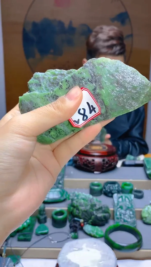 【闪购商品】和田玉（碧玉）珠宝半成品未镶嵌1
