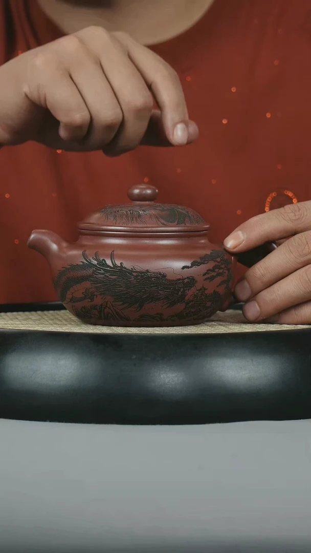 茶壶紫砂 龙血砂