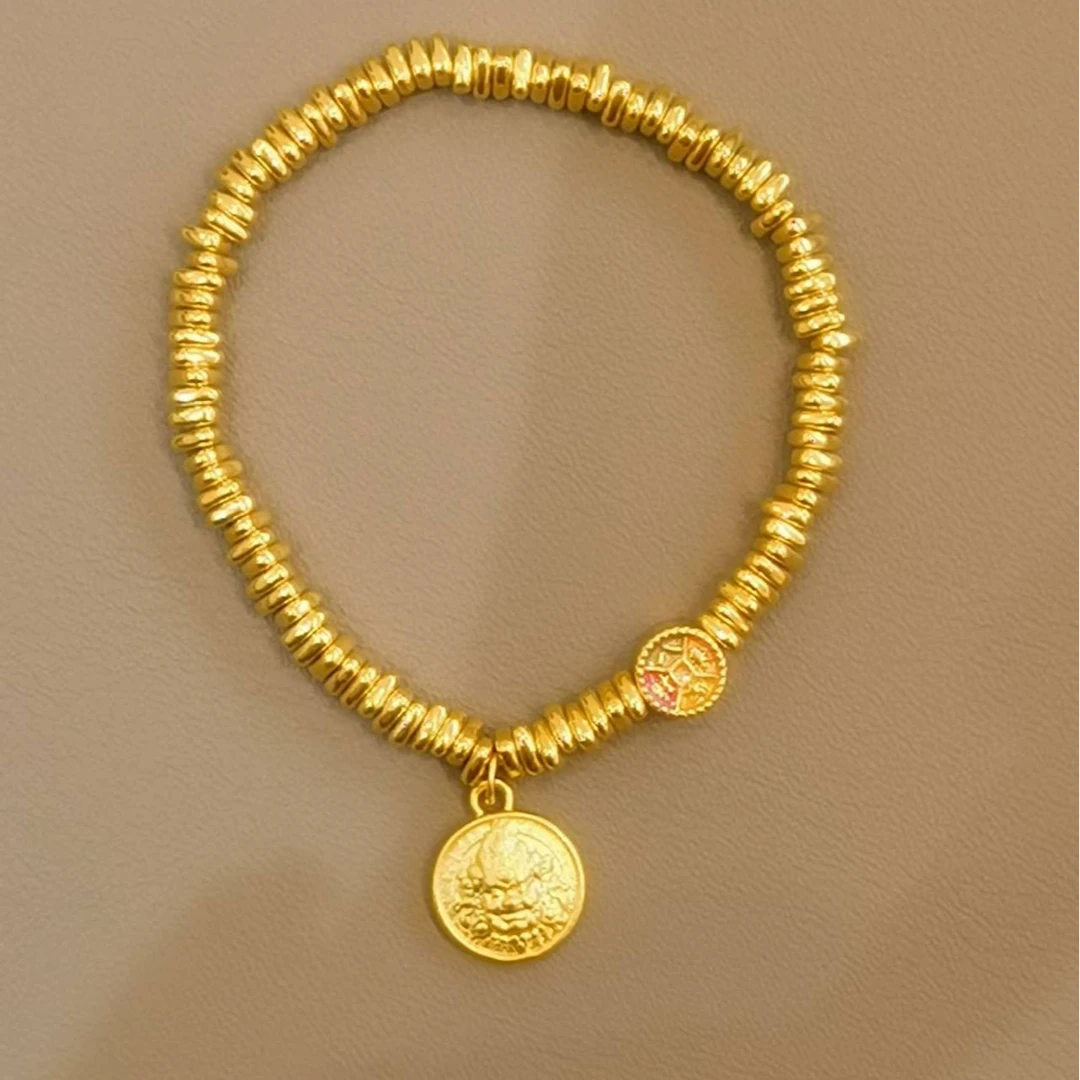 【W甄芝系列】足金999八方来财黄财神