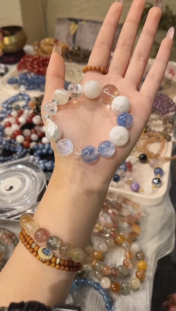 水晶摆件未镶嵌雾海  直播间这条