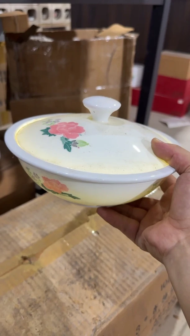 摆件汤钵20厘米微瑕请慎拍