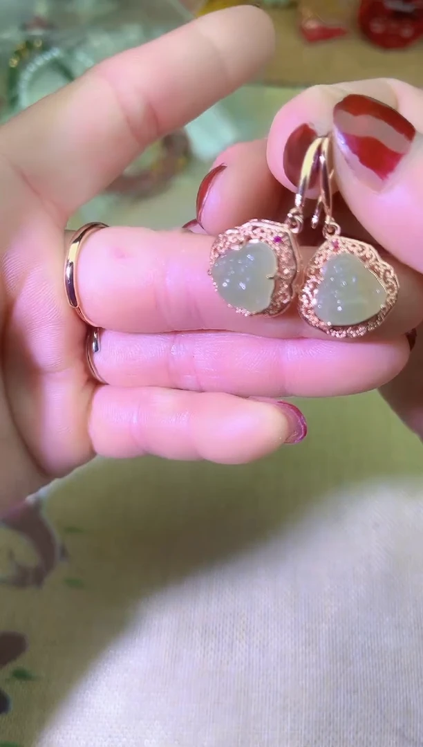 【闪购商品】和田玉耳饰未镶嵌多样性发拍一发一