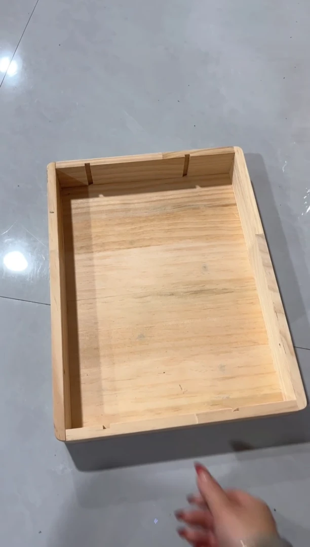 木实木大号收纳盒